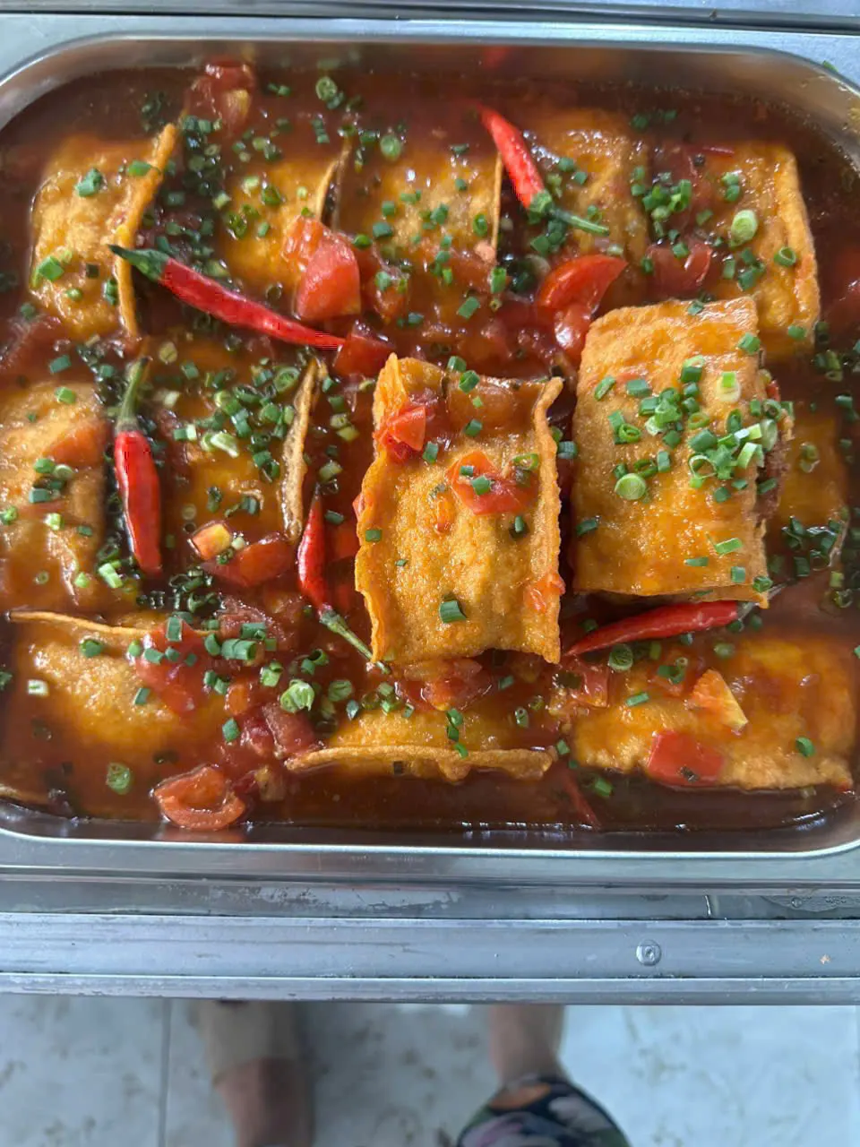 Tàu hủ dồn thịt